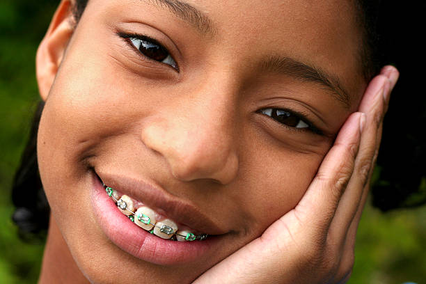 Orthodontics is the branch of dentistry that corrects teeth and jaws that are positioned improperly. Crooked teeth and teeth that do not fit together correctly are harder to keep clean, are at risk of being lost early due to tooth decay and periodontal disease, and cause extra stress on the chewing muscles that can lead to headaches, TMJ syndrome, and neck, shoulder and back pain. Teeth that are crooked or not in the right place can also detract from one's appearance. The benefits of orthodontic treatment include a healthier mouth, a more pleasing appearance, and teeth that are more likely to last a lifetime. A specialist in this field is called an orthodontist. Orthodontists receive two or more years of education beyond their four years in dental school in an ADA-approved orthodontic training program. How do I Know if I Need Orthodontics? Only your dentist or orthodontist can determine whether you can benefit from orthodontics. Based on diagnostic tools that include a full medical and dental health history, a clinical exam, plaster models of your teeth, and special X-rays and photographs, an orthodontist or dentist can decide whether orthodontics are recommended, and develop a treatment plan that's right for you. If you have any of the following, you may be a candidate for orthodontic treatment:         Overbite, Sometimes called "Buck Teeth" - Where the upper front teeth lie too far forward (Stick out) over the lower teeth         Underbite — a "bulldog" appearance where the lower teeth are too far forward or the upper teeth too far back         Crossbite — when the upper teeth do not come down slightly in front of the lower teeth when biting together normally         Open Bite— space between the biting surfaces of the front and/or side teeth when the back teeth bite together         Misplaced— midline When the center of your upper front teeth does not line up with the center of your lower front teeth         Spacing — gaps, or spaces, between the teeth as a result of missing teeth or teeth that do not "fill up" the mouth         Crowding— When there are too many teeth for the dental ridge to accommodate How Does Orthodontic Treatment Work? Many different types of appliances, both fixed and removable, are used to help move teeth, retrain muscles and affect the growth of the jaws. These appliances work by placing gentle pressure on the teeth and jaws. The severity of your problem will determine which orthodontic approach is likely to be the most effective. Fixed appliances include:  Braces — the most common fixed appliances, braces consist of bands, wires, and/or brackets. Bands are fixed around the teeth or tooth and used as anchors for the appliance, while brackets are most often bonded to the front of the tooth. Archwires are passed through the brackets and attached to the bands. Tightening the archwire puts tension on the teeth, gradually moving them to their proper position. Braces are usually adjusted monthly to bring about the desired results, which may be achieved within a few months to a few years. Today's braces are smaller, lighter, and show far less metal than in the past. They come in bright colors for kids as well as clear styles preferred by many adults. Special fixed appliances — used to control thumb sucking or tongue thrusting, these appliances are attached to the teeth by bands. Because they are very uncomfortable during meals, they should be used only as a last resort. Fixed space maintainers — if a baby tooth is lost prematurely, a space maintainer is used to keep the space open until the permanent tooth erupts. A band is attached to the tooth next to the empty space, and a wire is extended to the tooth on the other side of the space. Removable appliances include:          Aligners — these devices An alternative to traditional braces for adults, serial aligners are being used by an increasing number of orthodontists to move teeth in the same way that fixed appliances work, only without metal wires and brackets. Aligners are virtually invisible and are removed for eating, brushing, and flossing.           Removable space maintainers — these devices serve the same function as fixed space maintainers. They're made with an acrylic base that fits over the jaw and has plastic or wire branches between specific teeth to keep the space between them open.          Jaw repositioning appliances — also called splints, these devices are worn on either the top or lower jaw, and help train the jaw to close in a more favorable position. They may be used for temporomandibular joint disorders (TMJ).          Lip and cheek bumpers — these are designed to keep the lips or cheeks away from the teeth. Lip and cheek muscles can exert pressure on the teeth, and these bumpers help relieve that pressure.          Palatal expander — a device used to widen the arch of the upper jaw. It is a plastic plate that fits over the roof of the mouth. Outward pressure applied to the plate by screws forces the joints in the bones of the palate to open lengthwise, widening the palatal area.        Removable retainers — worn on the roof of the mouth, these devices prevent the shifting of the teeth to their previous position. They can also be modified and used to prevent thumb sucking.  Headgear - with this device, a strap is placed around the back of the head and attached to a metal wire in front, or face bow. Headgear slows the growth of the upper jaw and holds the back teeth where they are while the front teeth are pulled back.