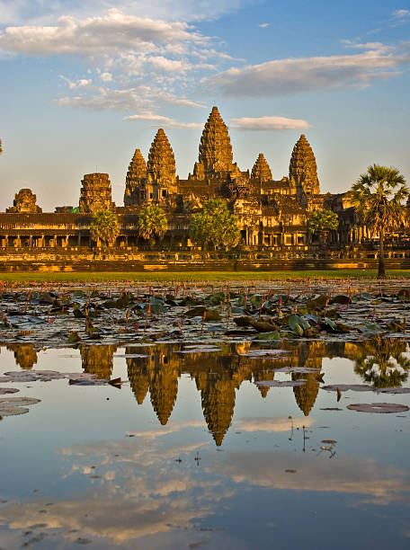 Angkor wat stock photo