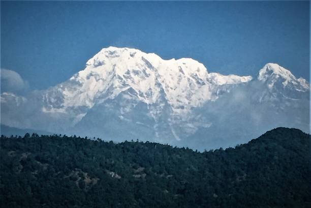Annapurna Mountains stock photo