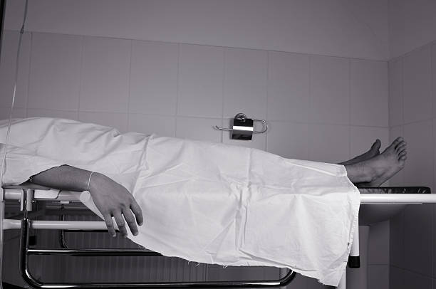 Anonymous  Body A shot in the morgue dead people stock pictures, royalty-free photos & images