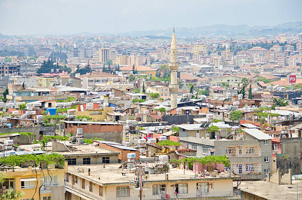 Antakya, Turkey - cityscape stock photo