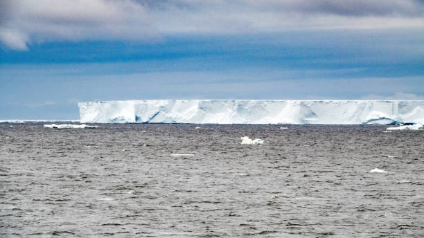 Antarctic iceberg (A-68) stock photo