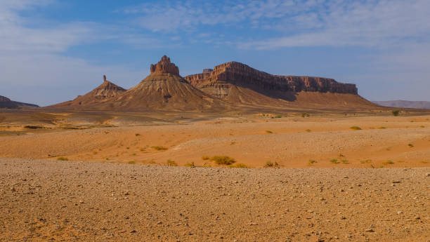 Anti-Atlas is a mountain range in Morocco stock photo