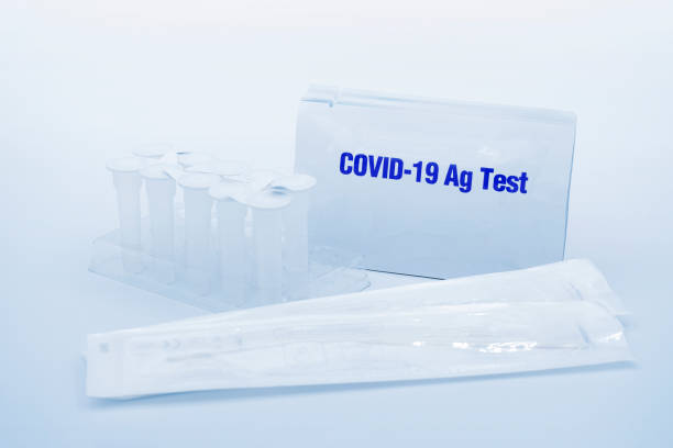 COVID-19 Antigen Test Kit. stock photo
