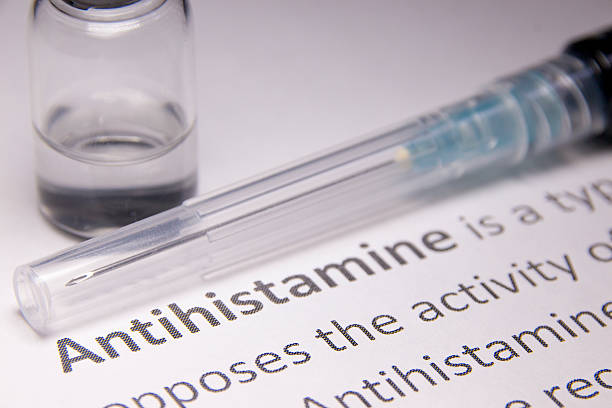 Antihistamine Antihistamine injection antihistamine stock pictures, royalty-free photos & images