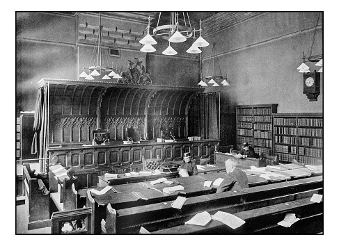 Antique London's photographs: The court of appeal, Royal Palace of Justice