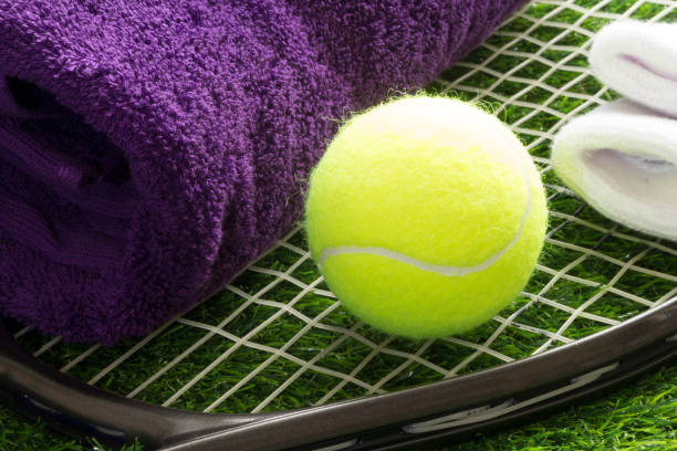 кто-нибудь для тенниса? - wimbledon tennis стоковые фото и изображения