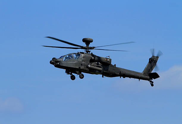 Apache Helicopter stock photo