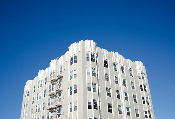 Apartment building in San Francisco stock photo