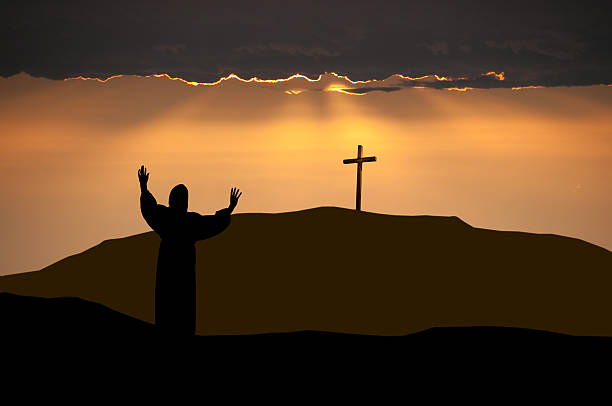Apostle on Easter Morning  good friday stock pictures, royalty-free photos & images