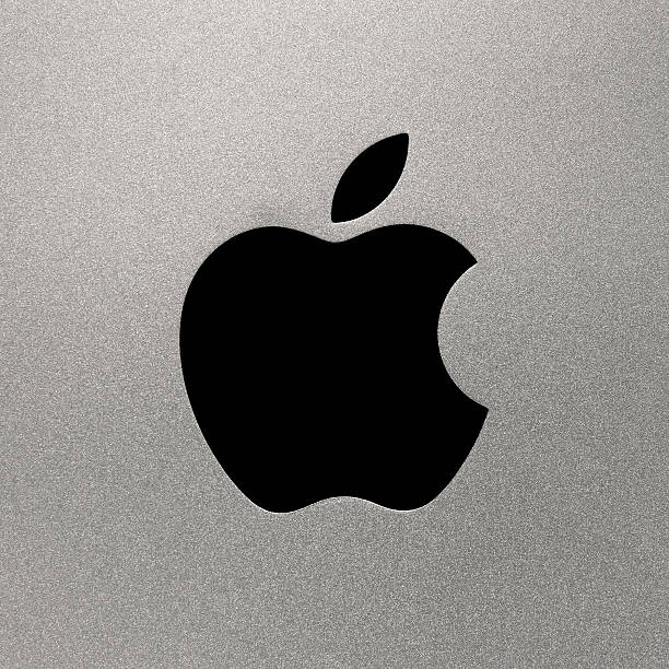 apple computer-logo - apple computer stock-fotos und bilder