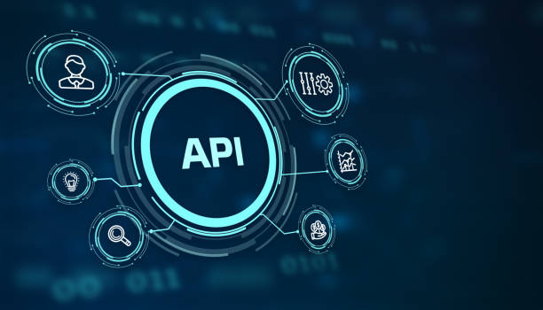 API - Application Programming Interface. Software development tool. Business, modern technology, internet and networking concept. stock photo