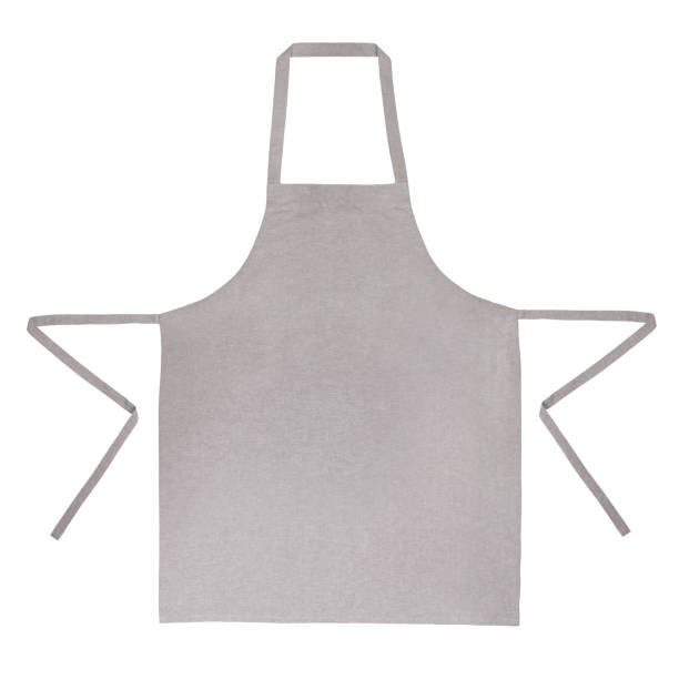 Apron on white background Blank kitchen apron isolated on white background apron stock pictures, royalty-free photos & images