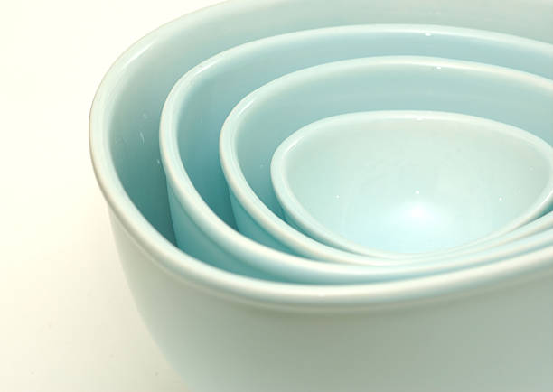 Aqua Bowls stock photo