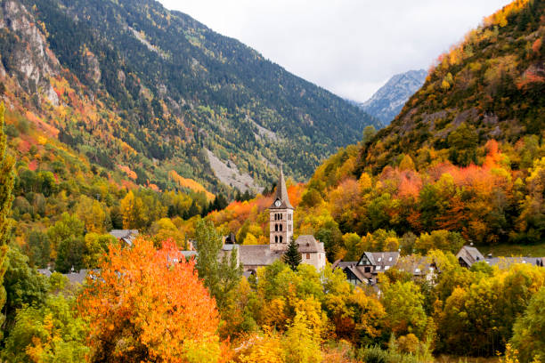 Aran Valley Aran Valley in the Catalan Pyrenees catalonia stock pictures, royalty-free photos & images