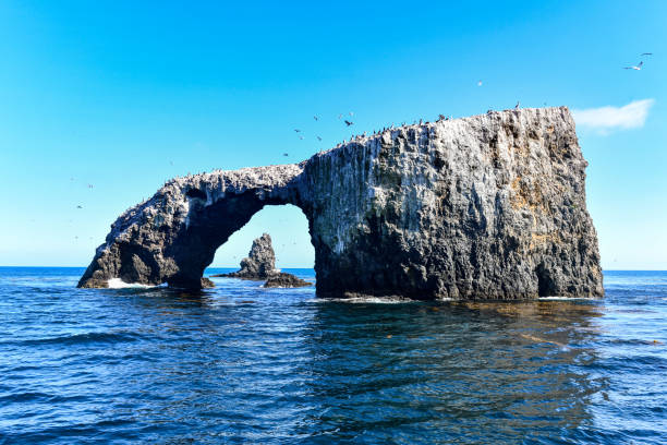 Arch Rock - Channel Islands stock photo