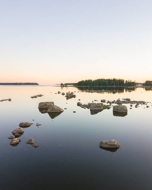 Archipelago in Finland stock photo