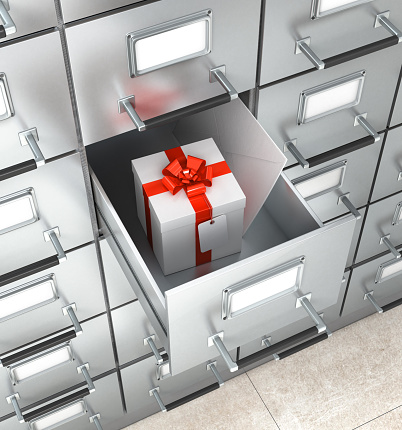archival envelope locker bow storage box