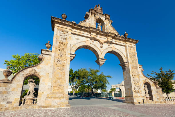 Arco De Zapopan or Zapopan's Arch in Guadalajara, Jalisco, Mexico stock photo