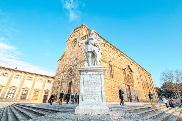 Arezzo Cathedral (Cathedral of St. Donato and Peter) stock photo