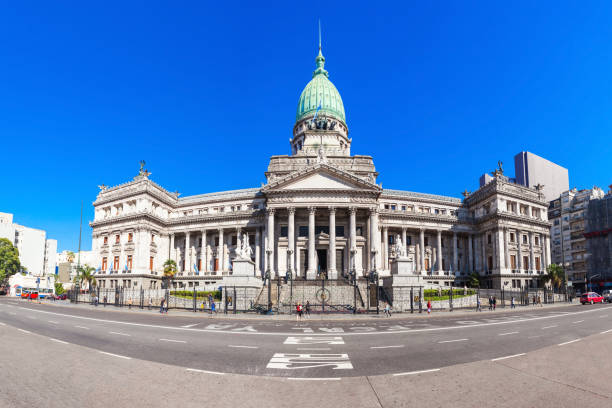 argentine national congress palace - argentina palacio do govern imagens e fotografias de stock