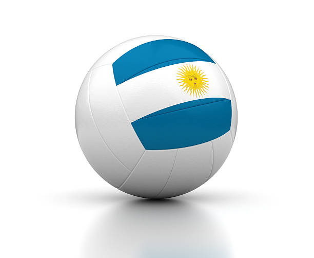 Argentinian Volleyball Team stock photo