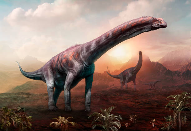 Argentinosaurus 3D illustration stock photo