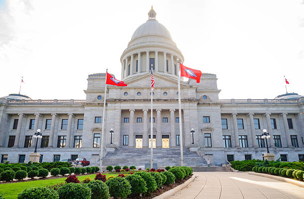 Arkansas State Capitol Building stock photo