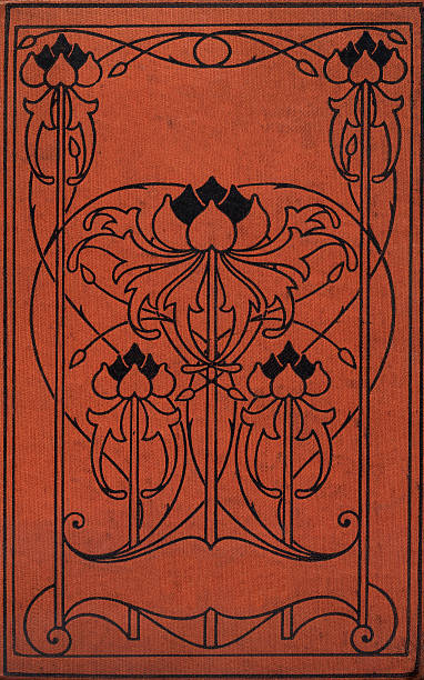 art nouveau copertina di libro - art nouveau foto e immagini stock