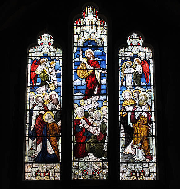 Ascension window  easter sunday stock pictures, royalty-free photos & images