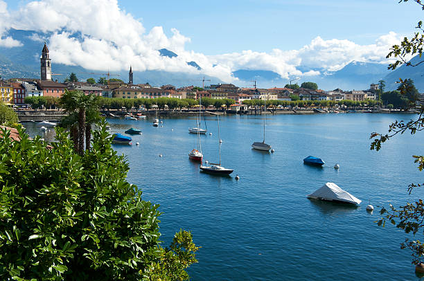 Ascona, Lake Maggiore stock photo