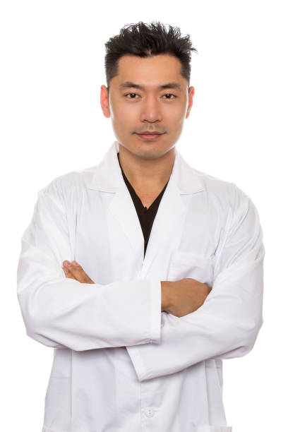 Asian Medical Student or Healthcare Worker stock photo