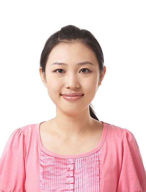 asian woman portrait stock photo