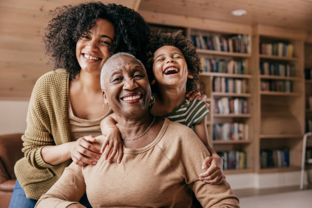 assisted living lifestyle - generations stockfoto's en -beelden