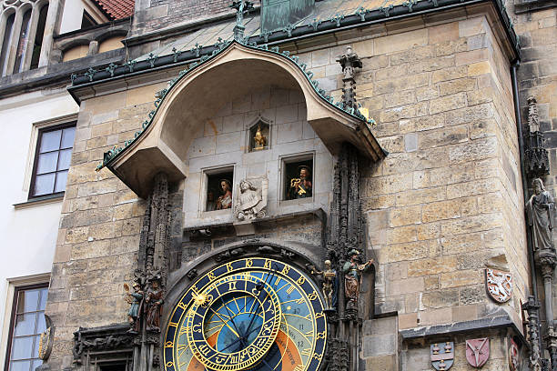 Astronomical Clock Prague Czech Republic "Astronomical Clock, Prague, Czech Republic" angel number stock pictures, royalty-free photos & images