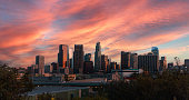 istock DTLA at sunset with a pink color sky 1299003567