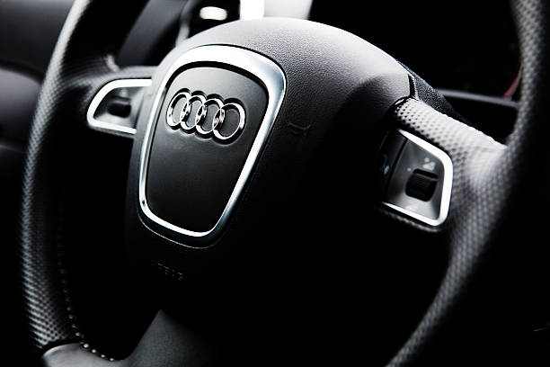 Audi A3 Quattro steering wheel  audi photos stock pictures, royalty-free photos & images