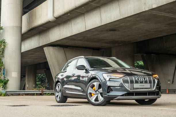 Audi e-tron Test Drive Day Hong Kong, China Sept, 2019 : Audi e-tron Test Drive Day on Sept 25 2019 in Hong Kong. audi photos stock pictures, royalty-free photos & images