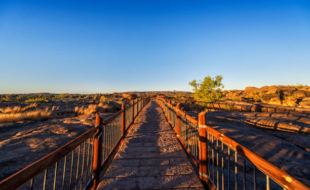 Augrabies walkway A path at the Augrabies National Park augrabies falls national park stock pictures, royalty-free photos & images