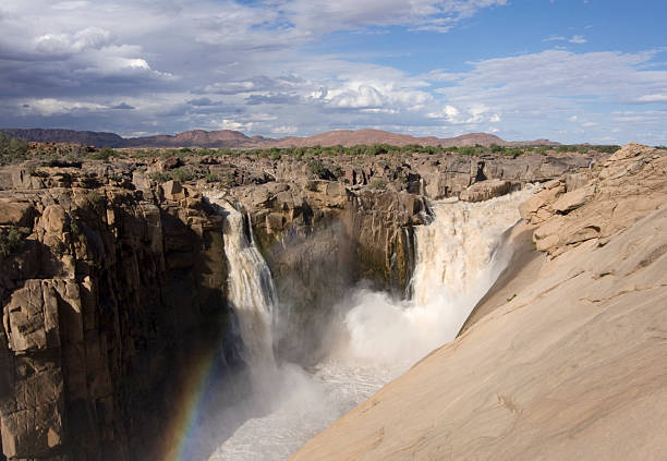 Augrabies waterfall in South Africa Augrabies waterfall in South Africa which forms part of the orange river. augrabies falls national park stock pictures, royalty-free photos & images