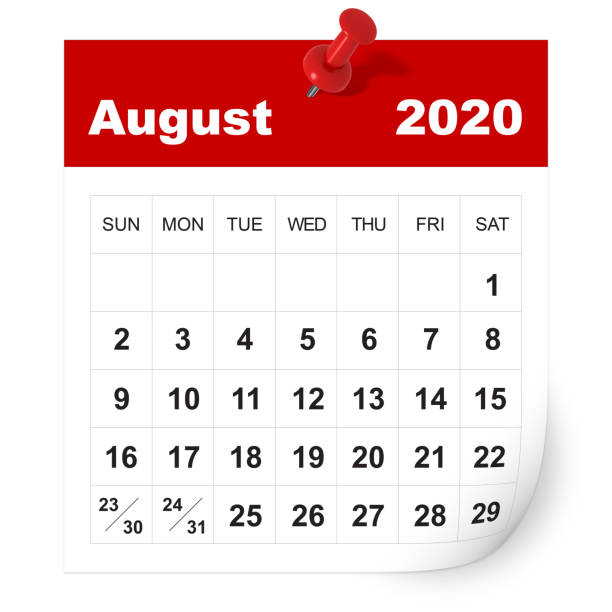 August 2020 Calendar