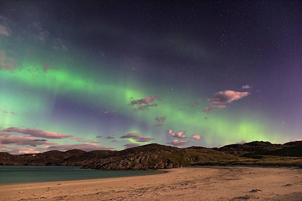 Aurora Borealis - Northern lights stock photo