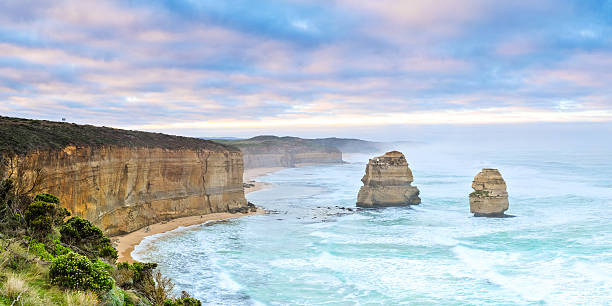 Australia Landscape : Twelve Apostles of Great Ocean Road stock photo