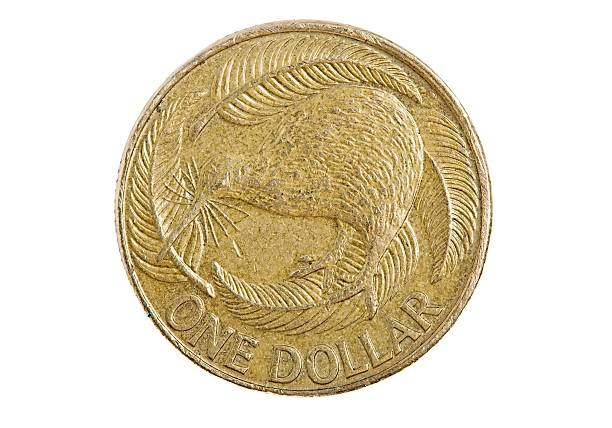 Australian 1 Dollar Coin stock photo