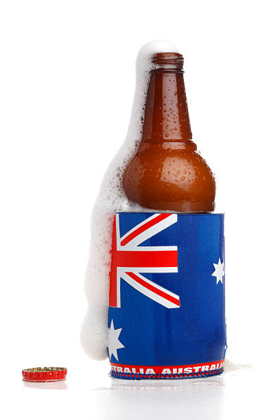 AUSTRALIAN FLAG NEW GIFT AUSSE FLAG STUBBY HOLDER CAN COOLER BEER HOLDER 