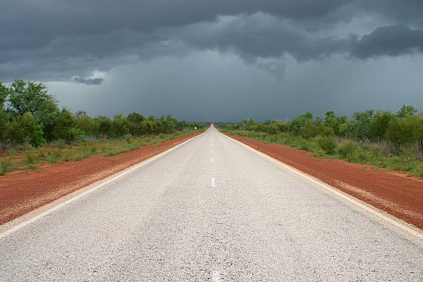 Australian road stock photo