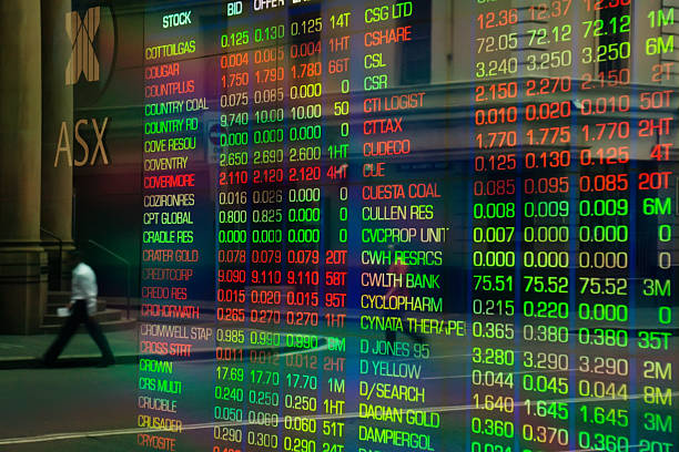 オーストラリア証券取引所(asx ) - 証券会社 ストックフォトと画像