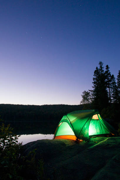 Photo of Autumn night camping