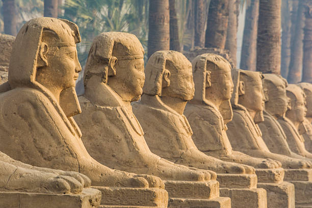 Avenue of Sphinxes (Luxor, Egypt) stock photo