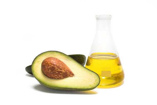 Avocado oil stock photo